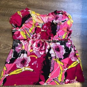 Lane Bryant lightweight summer stretch top.